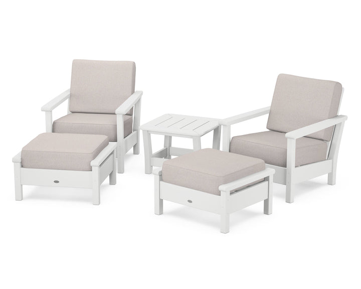 POLYWOOD® Harbour 5-Piece Deep Seating Chair Set