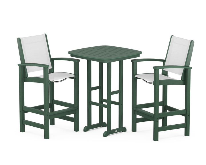 POLYWOOD® Coastal 3-Piece Bar Set