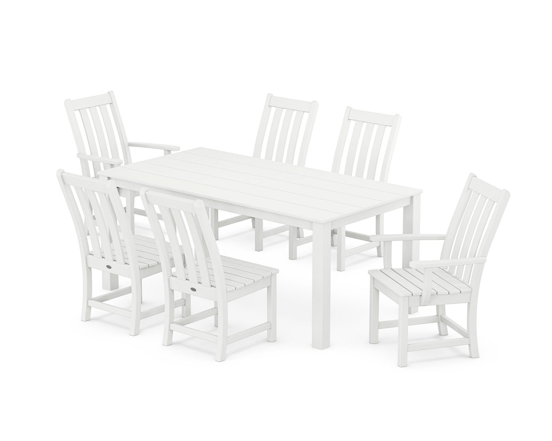 POLYWOOD® Vineyard 7-Piece Parsons Dining Set