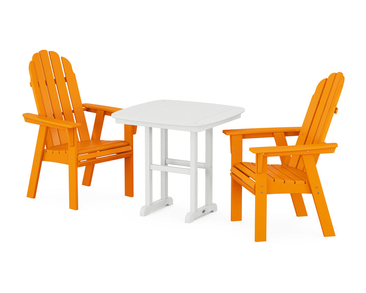 POLYWOOD® Vineyard Adirondack 3-Piece Dining Set