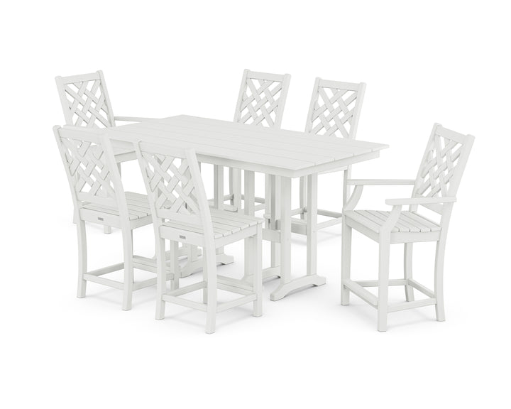 Country Living Wovendale 7-Piece Farmhouse Counter Set