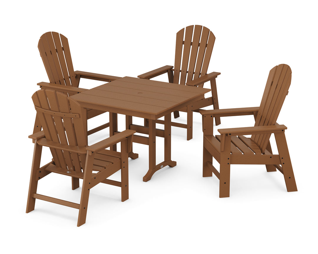 POLYWOOD® South Beach 5-Piece Farmhouse Dining Set