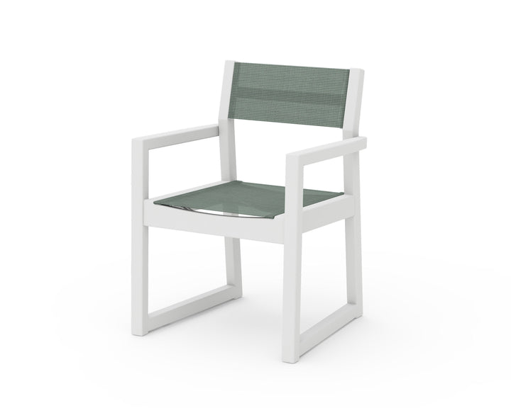 POLYWOOD® EDGE Sling Dining Arm Chair