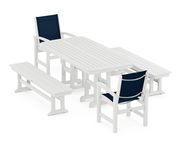 POLYWOOD® Coastal 5-Piece Dining Set
