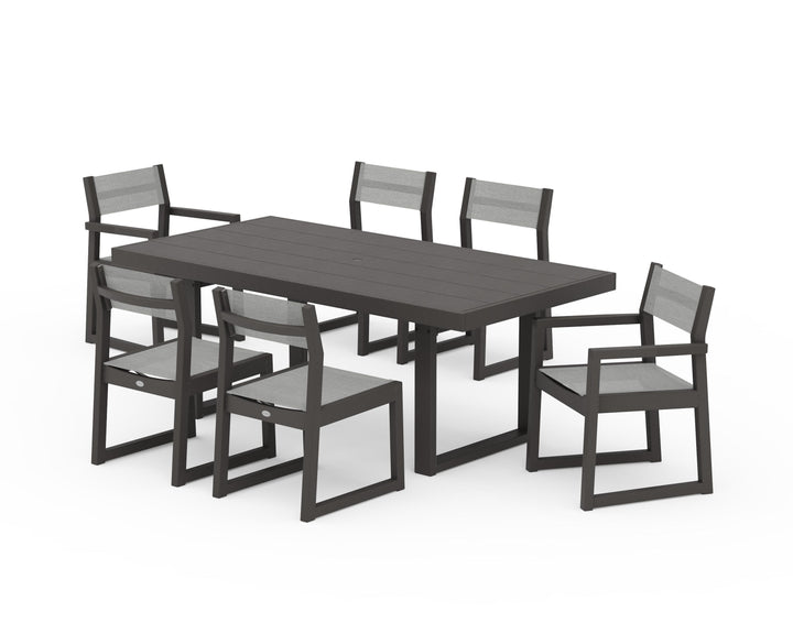 POLYWOOD® EDGE Sling 7-Piece Dining Set