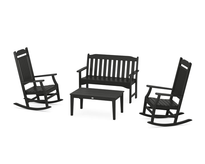 Country Living Cottage Rocking Chair 4-Piece Porch Set