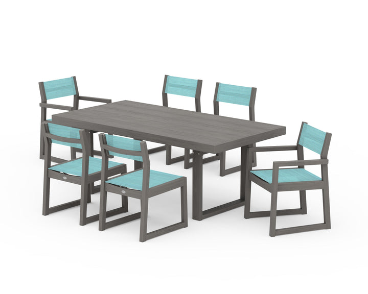 POLYWOOD® EDGE Sling 7-Piece Dining Set