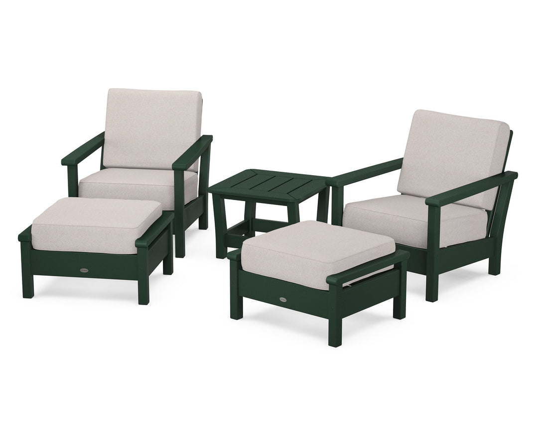 POLYWOOD® Harbour 5-Piece Deep Seating Chair Set