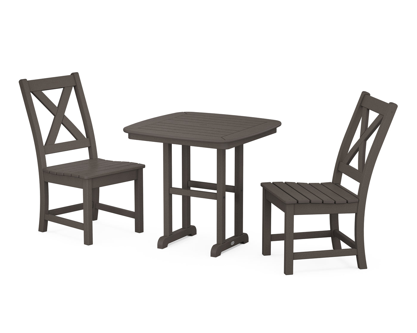 Braxton Side Chair 3-Piece Dining Set