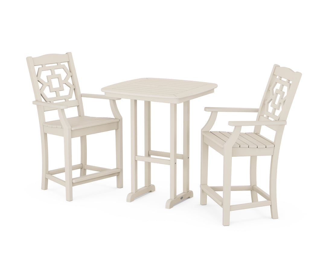 Martha Stewart by POLYWOOD® Chinoiserie 3-Piece Counter Set