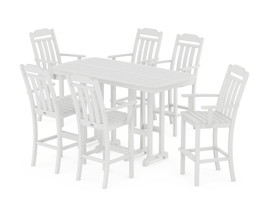 Country Living Cottage Arm Chair 7-Piece Bar Set