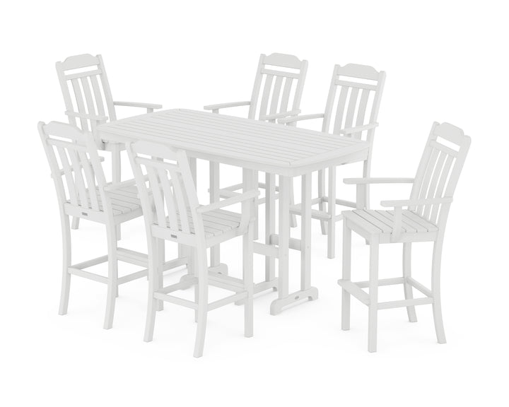 Country Living Cottage Arm Chair 7-Piece Bar Set