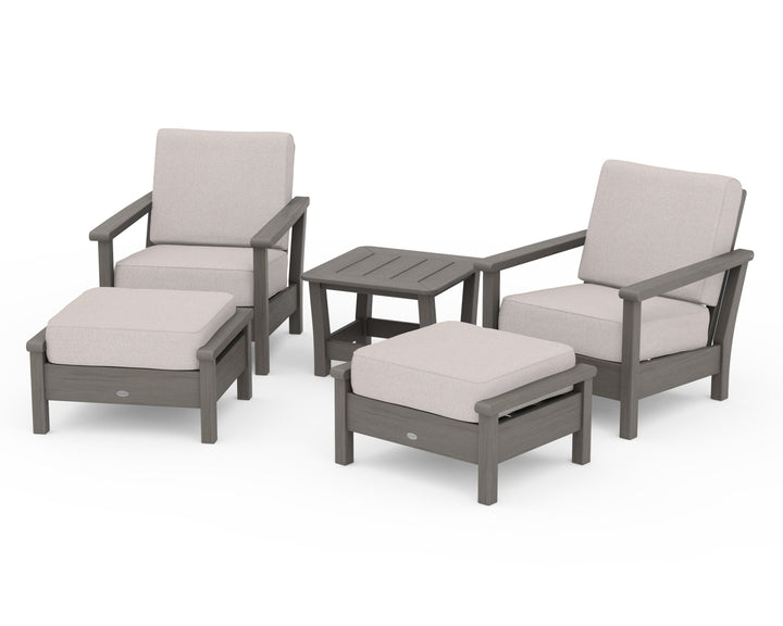 POLYWOOD® Harbour 5-Piece Deep Seating Chair Set
