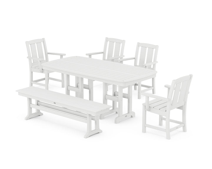 POLYWOOD® Mission 6-Piece Dining Set with Bench