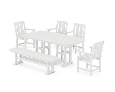 Mission 6-Piece Dining Set with Bench