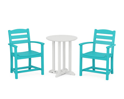 La Casa CafŽ 3-Piece Round Bistro Dining Set