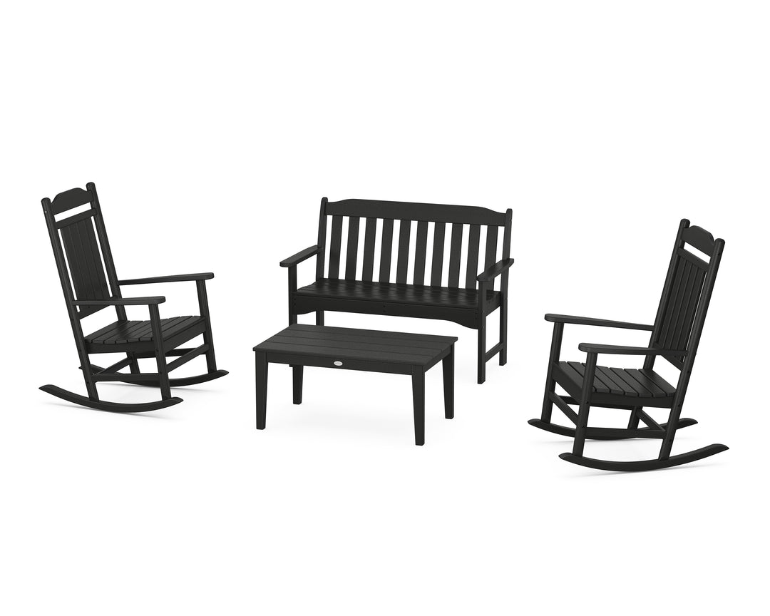 Country Living Cottage Legacy Rocking Chair 4-Piece Porch Set