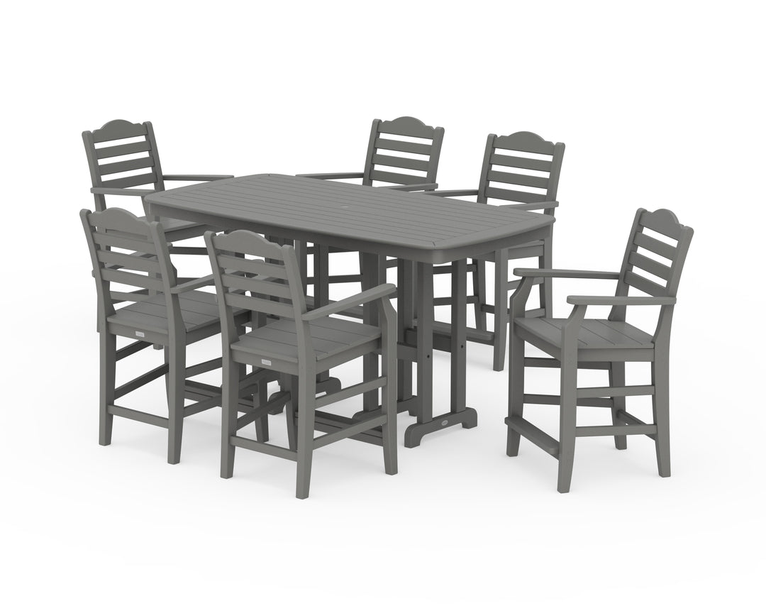 Draper James™ by  POLYWOOD® Savannah Arm Chair 7-Piece Counter Set