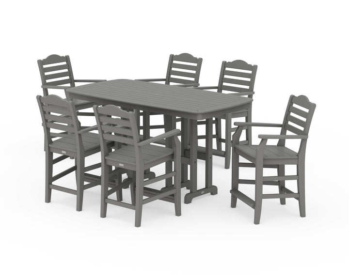Draper James™ by  POLYWOOD® Savannah Arm Chair 7-Piece Counter Set