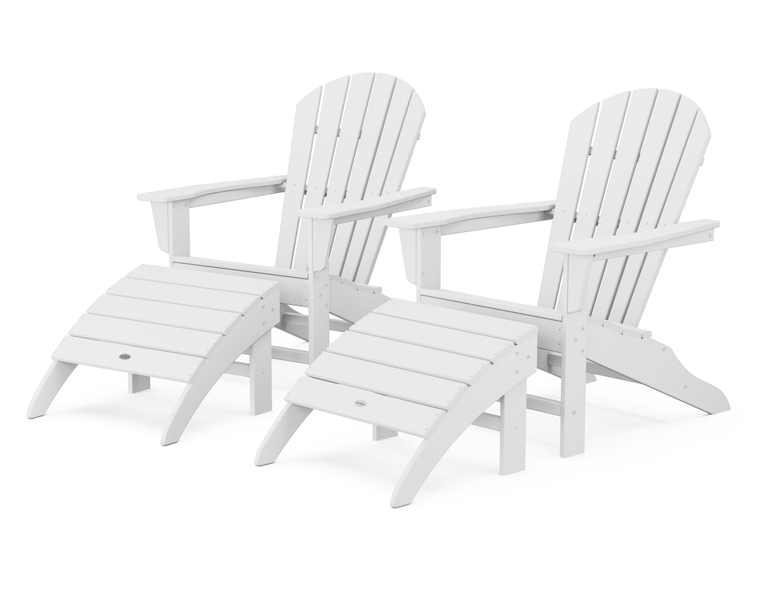 POLYWOOD® South Beach 4-Piece Adirondack Set