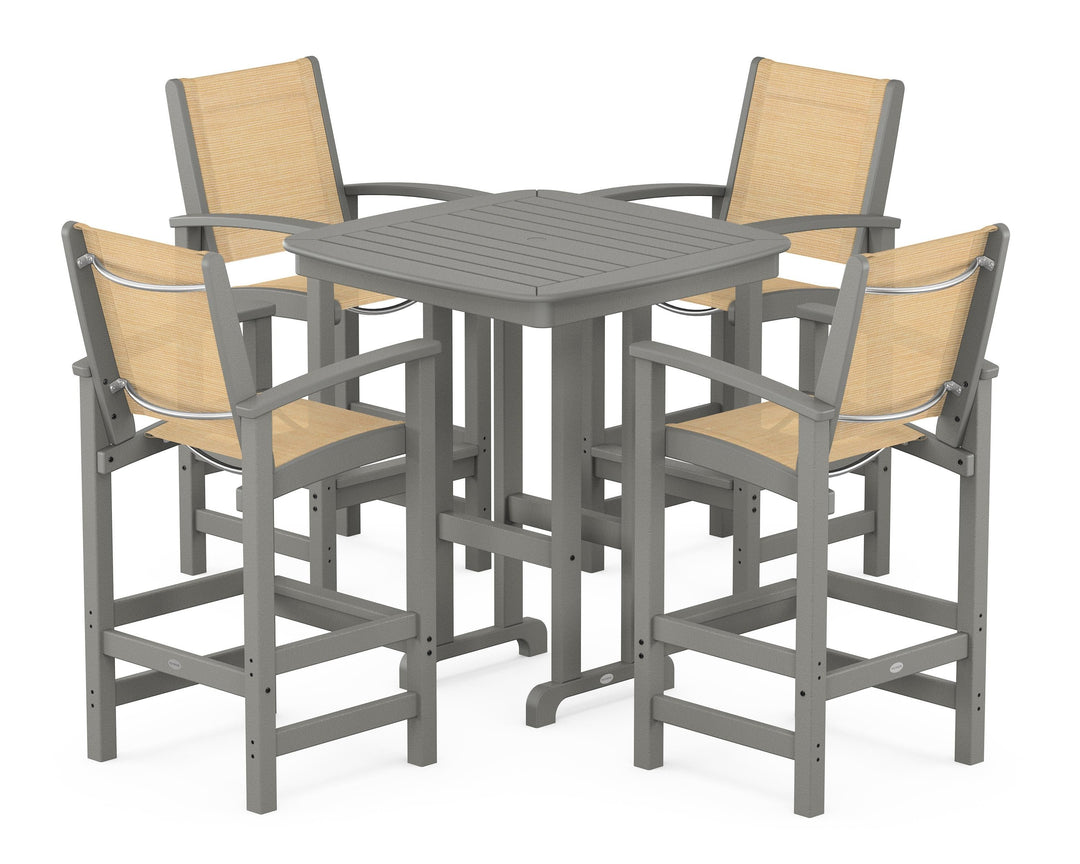 POLYWOOD® Coastal 5-Piece Bar Set