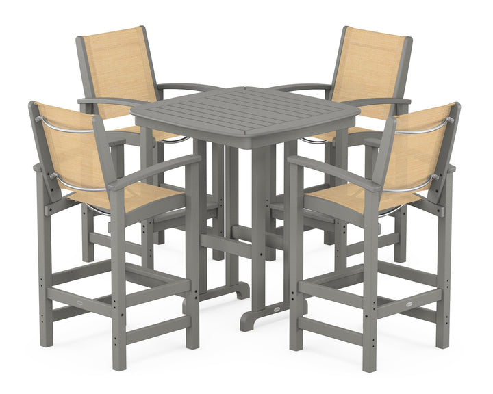 POLYWOOD® Coastal 5-Piece Bar Set