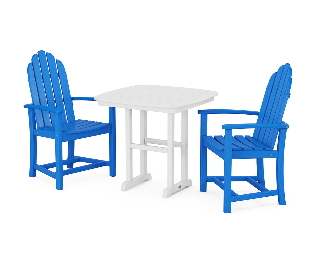 POLYWOOD® Classic Adirondack 3-Piece Dining Set