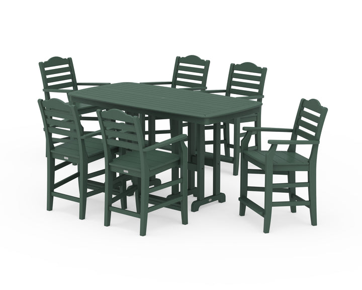 Draper James™ by  POLYWOOD® Savannah Arm Chair 7-Piece Counter Set