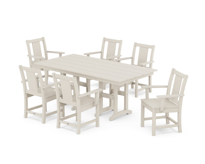 POLYWOOD® Prairie Arm Chair 7-Piece Farmhouse Dining Set