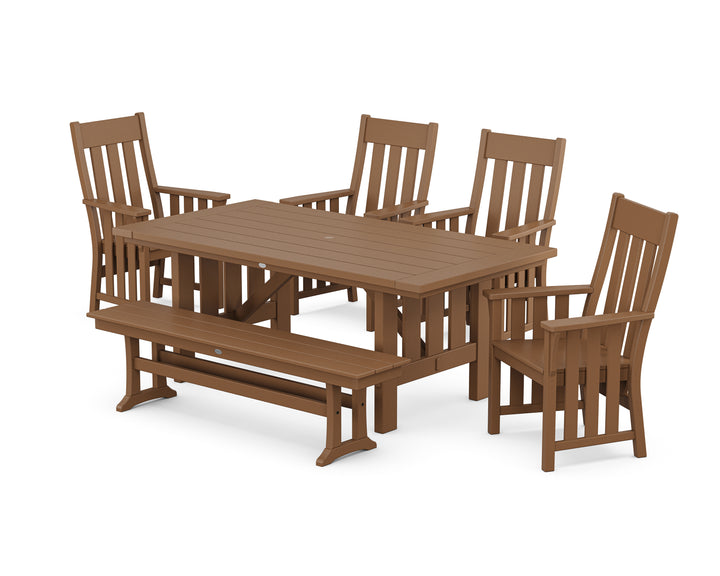 Martha Stewart by POLYWOOD® Acadia 6-Piece Dining Set with Bench