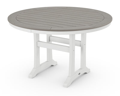 Nautical Trestle 48" Round Dining Table