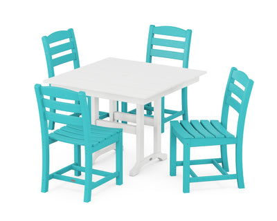 La Casa CafŽ Side Chair 5-Piece Farmhouse Dining Set