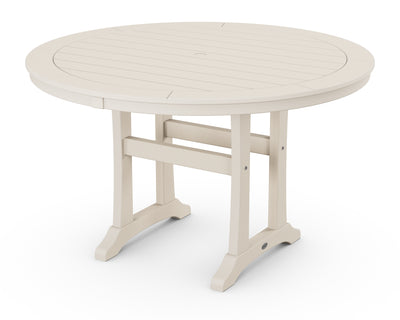 Nautical Trestle 48" Round Dining Table