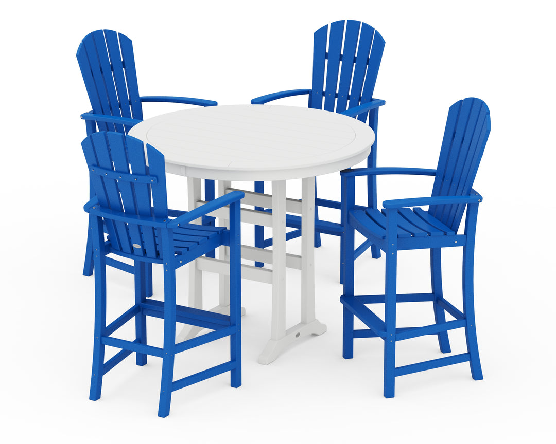 POLYWOOD® Palm Coast 5-Piece Round Bar Set