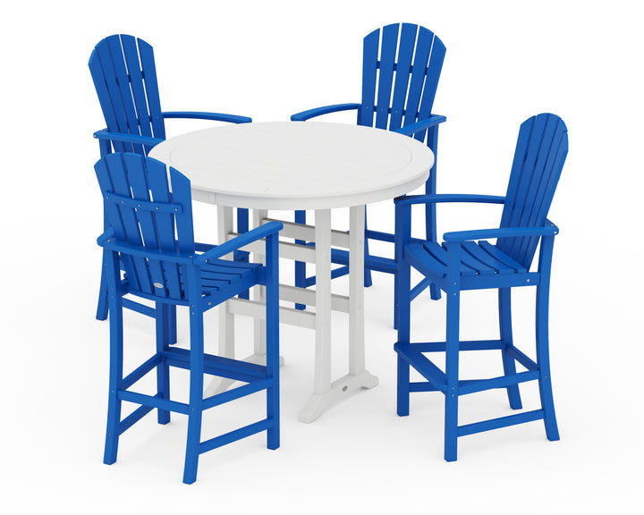POLYWOOD® Palm Coast 5-Piece Round Bar Set