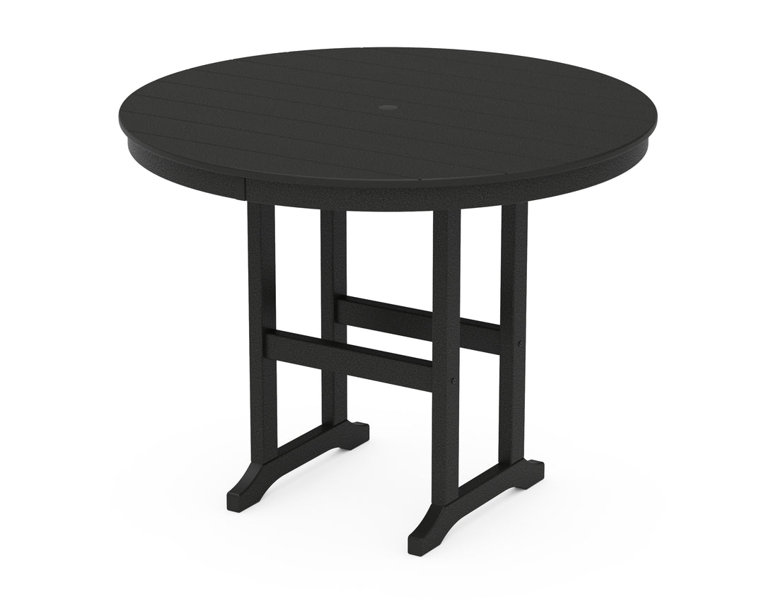 POLYWOOD® 48" Round Farmhouse Counter Table