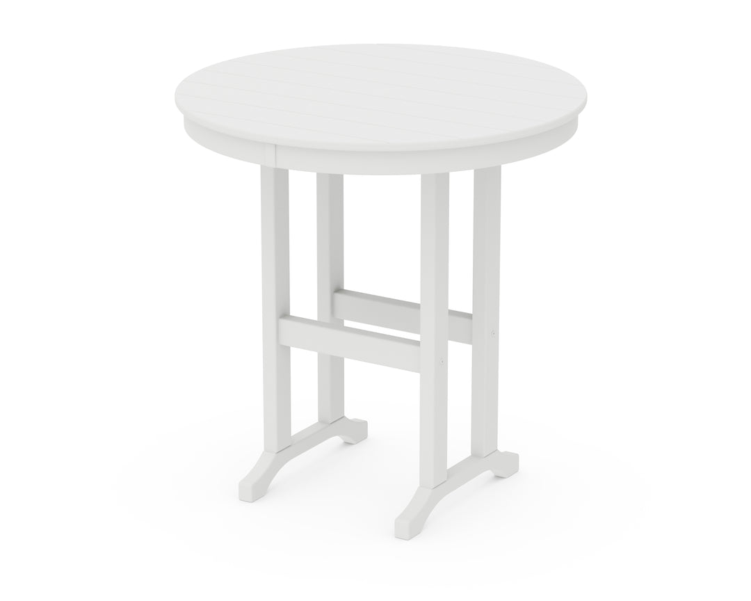 POLYWOOD® 36" Round Farmhouse Counter Table
