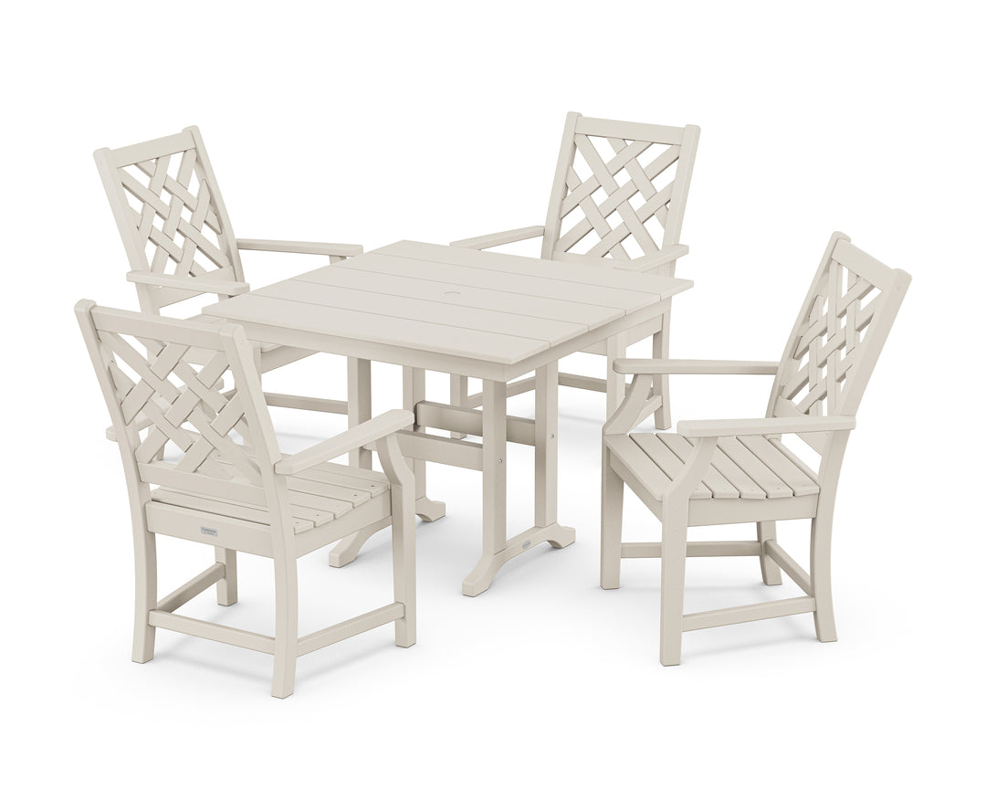 Country Living Wovendale 5-Piece Farmhouse Dining Set