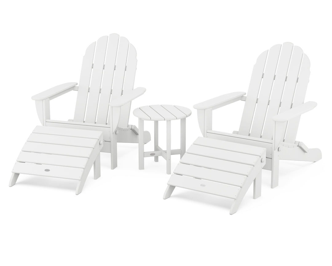 POLYWOOD® Classic Oversized Adirondack 5-Piece Casual Set
