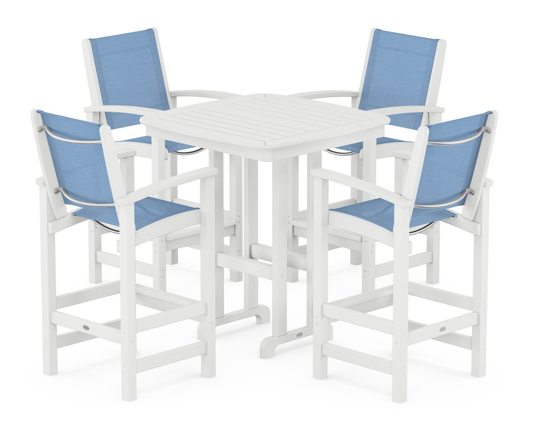 POLYWOOD® Coastal 5-Piece Bar Set