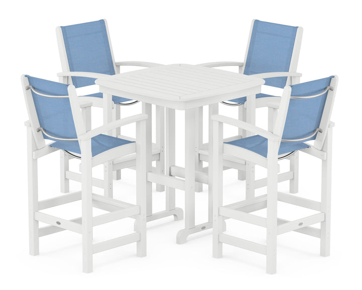 POLYWOOD® Coastal 5-Piece Bar Set