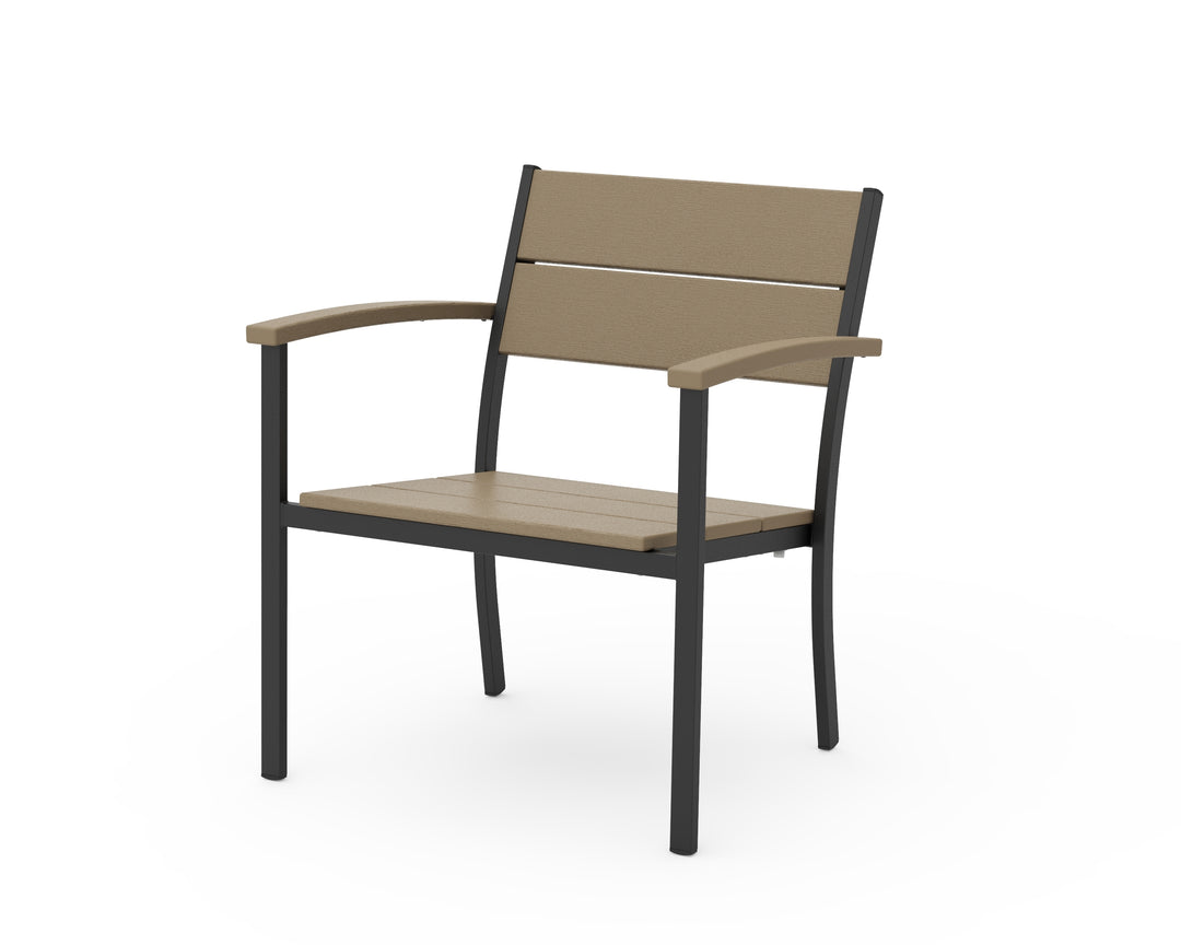 POLYWOOD® Main Street Stacking Lounge Arm Chair