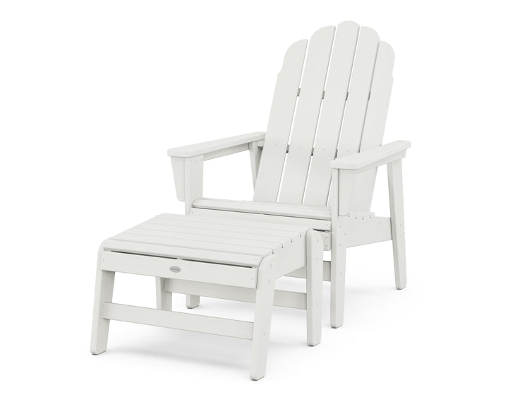 POLYWOOD® Vineyard Grand Upright Adirondack Chair with Ottoman