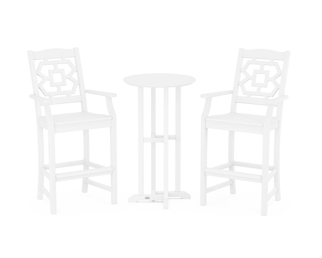 Martha Stewart by POLYWOOD® Chinoiserie 3-Piece Farmhouse Bar Set
