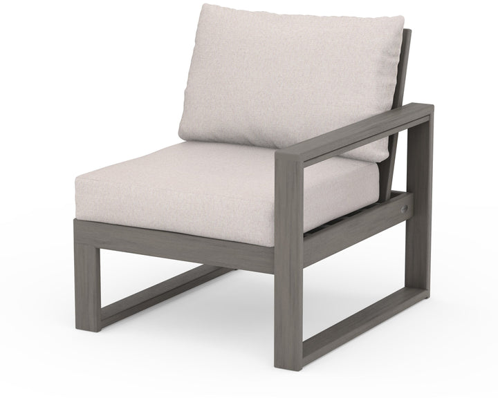 POLYWOOD® EDGE Modular Right Arm Chair