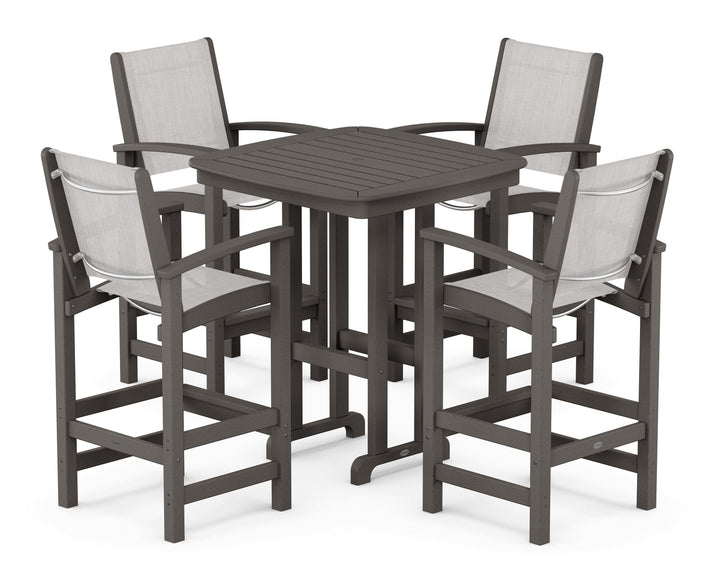 POLYWOOD® Coastal 5-Piece Bar Set