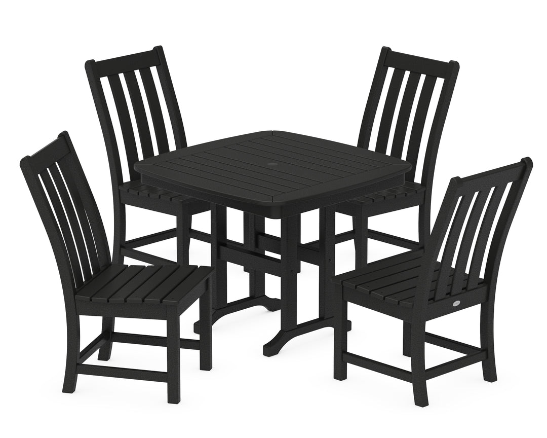 POLYWOOD® Vineyard 5-Piece Side Chair Dining Set