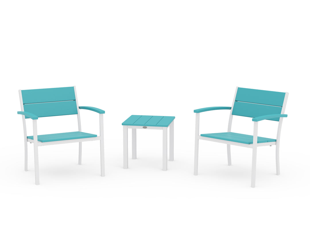 POLYWOOD® Main Street 3-Piece Lounge Chair Set
