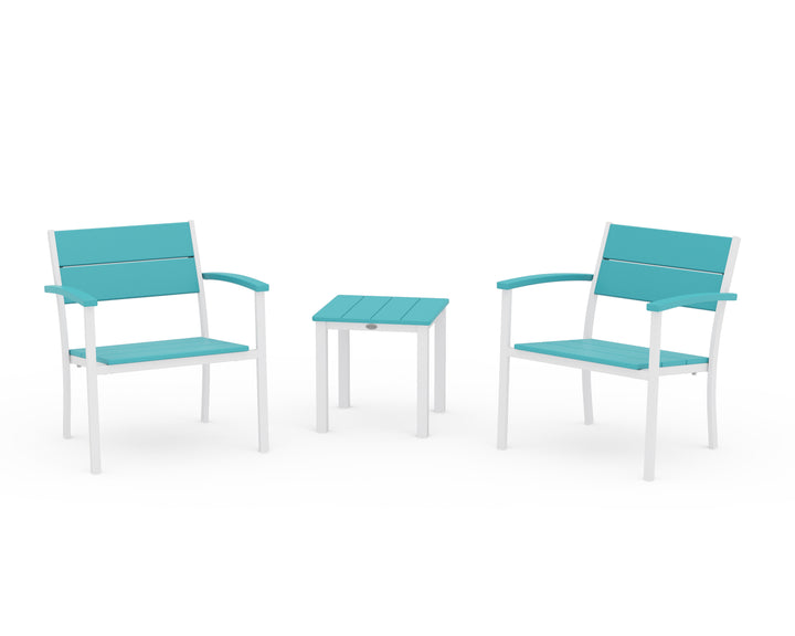 POLYWOOD® Main Street 3-Piece Lounge Chair Set