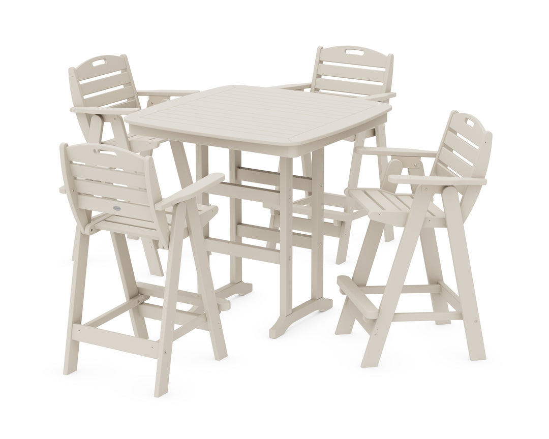POLYWOOD® Nautical 5-Piece Bar Set